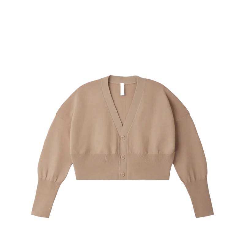 Garter Cropped Cardigan