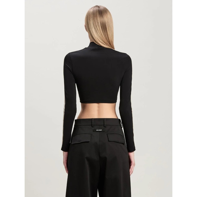 Monogram Mockneck Top