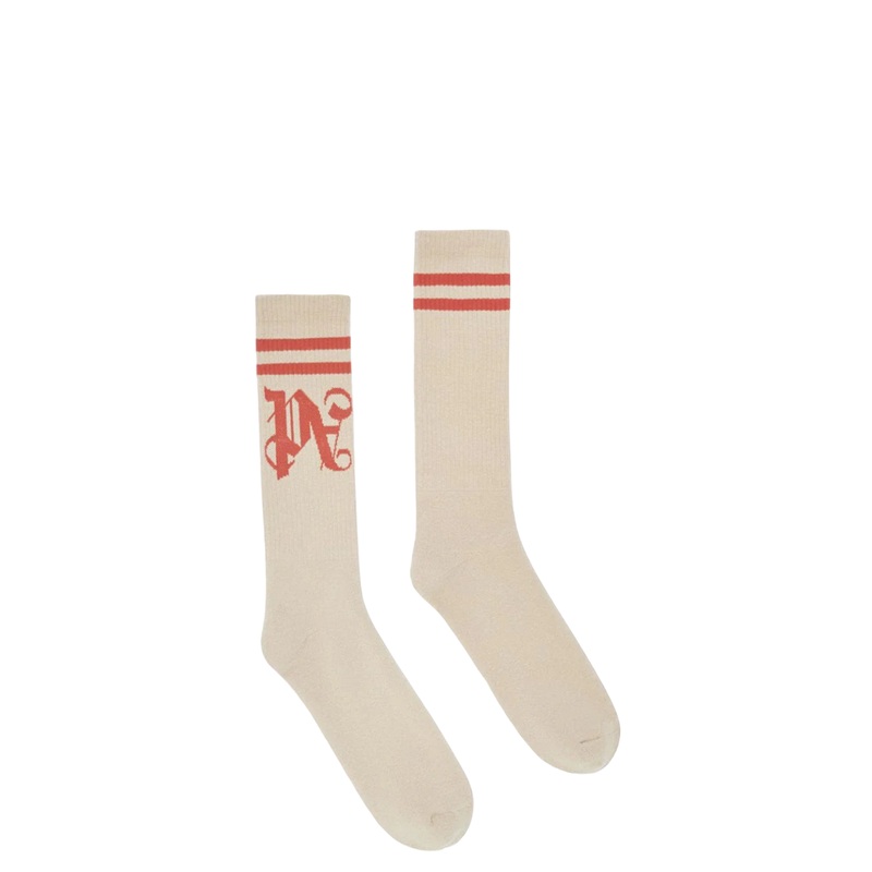 Monogram Striped Socks