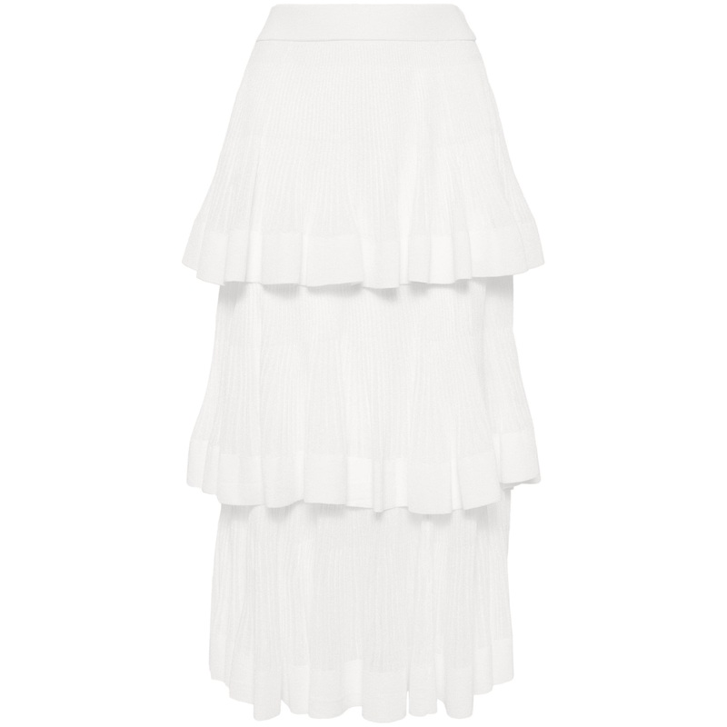 Natura Tiered Ruffle Skirt