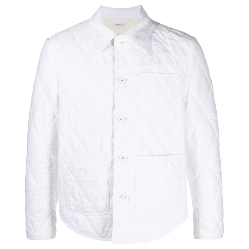 Quilted Down Shirt Jacket Men