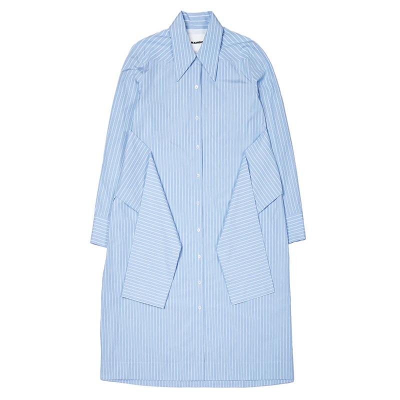 Calf Length Relaxed Fit Shirt Dress