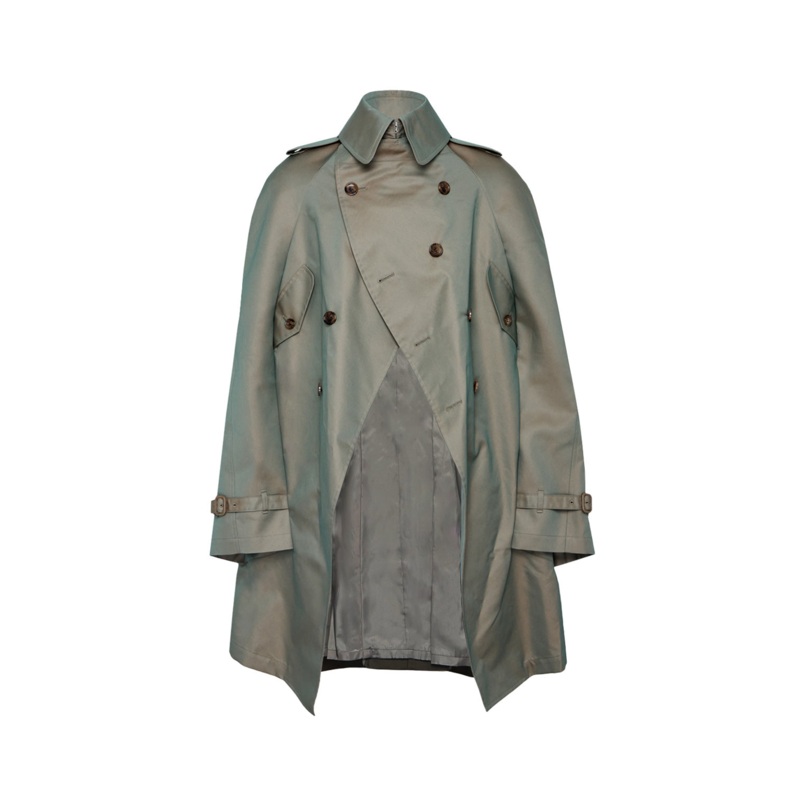 Cotton Polyester Chambray Cape