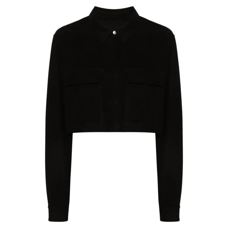 Cropped Outershirt Black