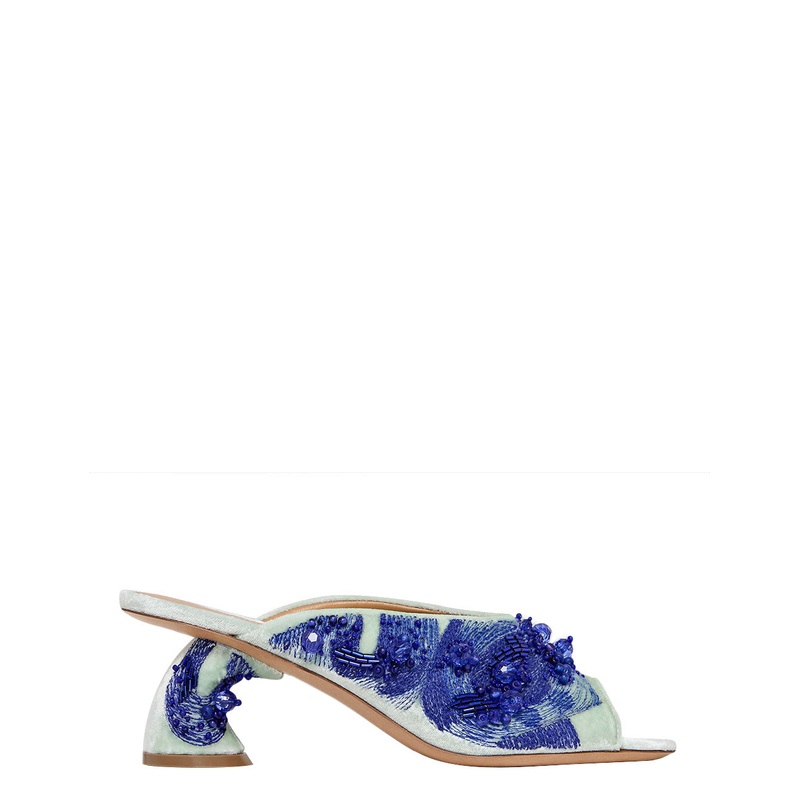 Embroidery 65mm Mule