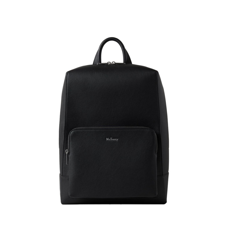 Farringdon Backpack Black Small Pebble Grain