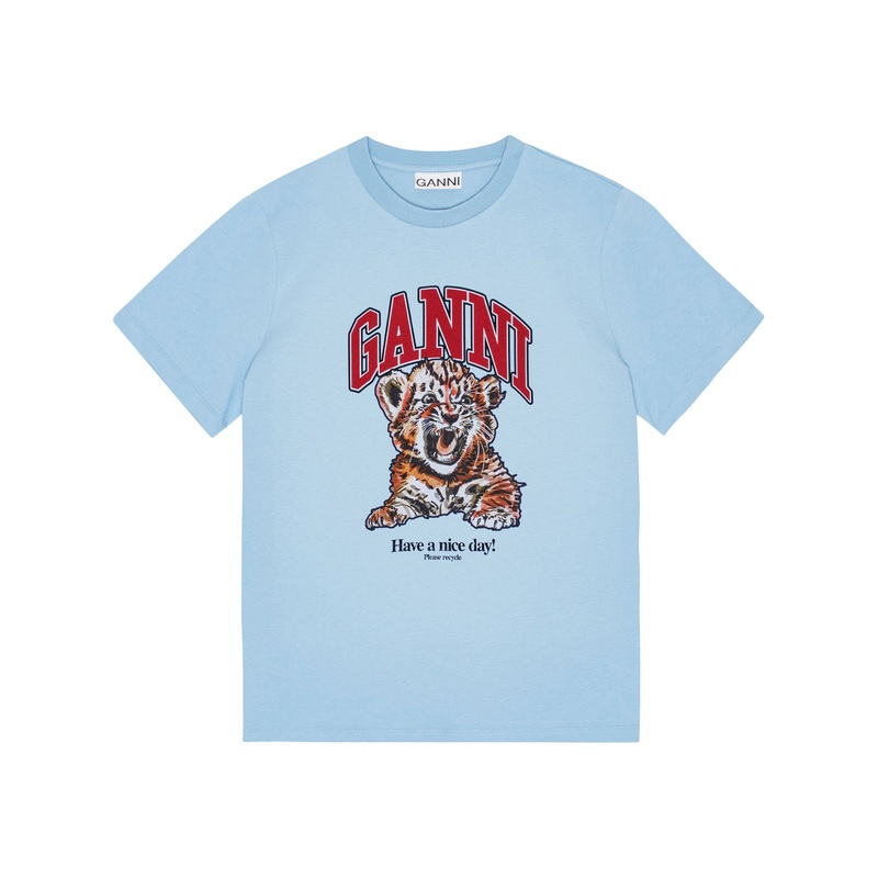 Basic Jersey Tiger Relaxed T-Shirt