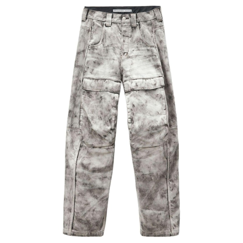 Denim Cargo Pants