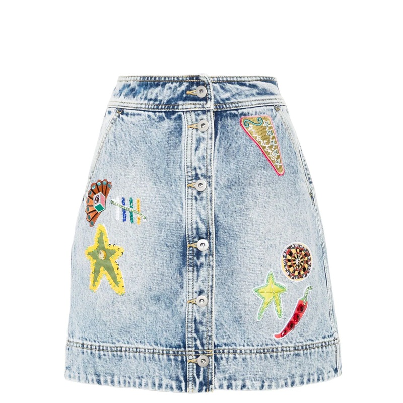 Jackpot Denim Skirt