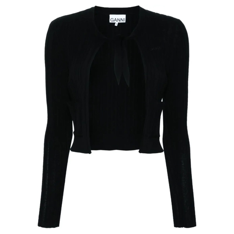 Light Viscose Rib Cardigan