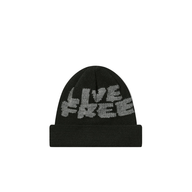 Live Free Jacquard Knit Beanie