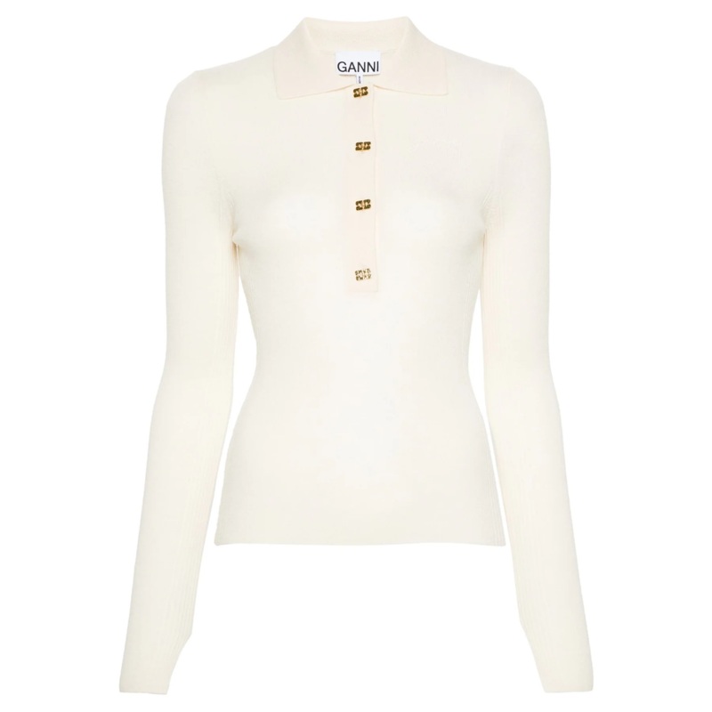 Mini Ribbed Merino Polo