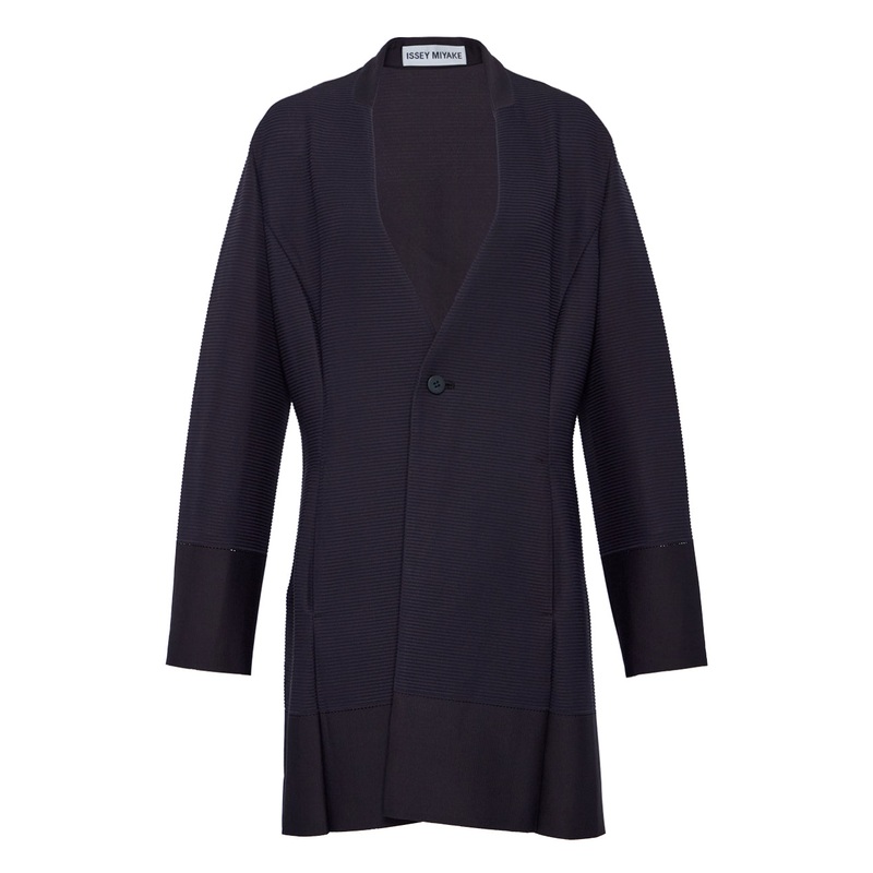 Pinstripe Knit Jacket