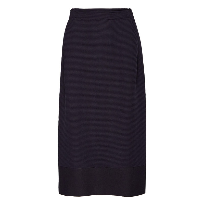 Pinstripe Knit Skirt