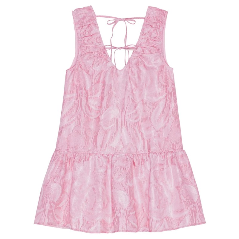 Textured Cloque Mini Dress