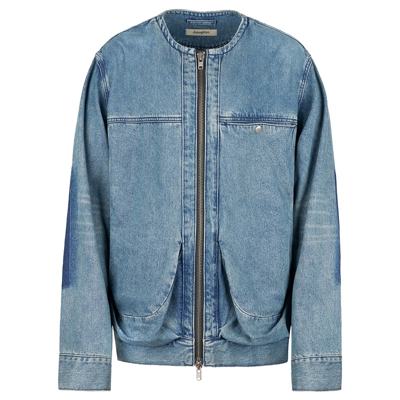 Dreaped Pocket Denim Jacket