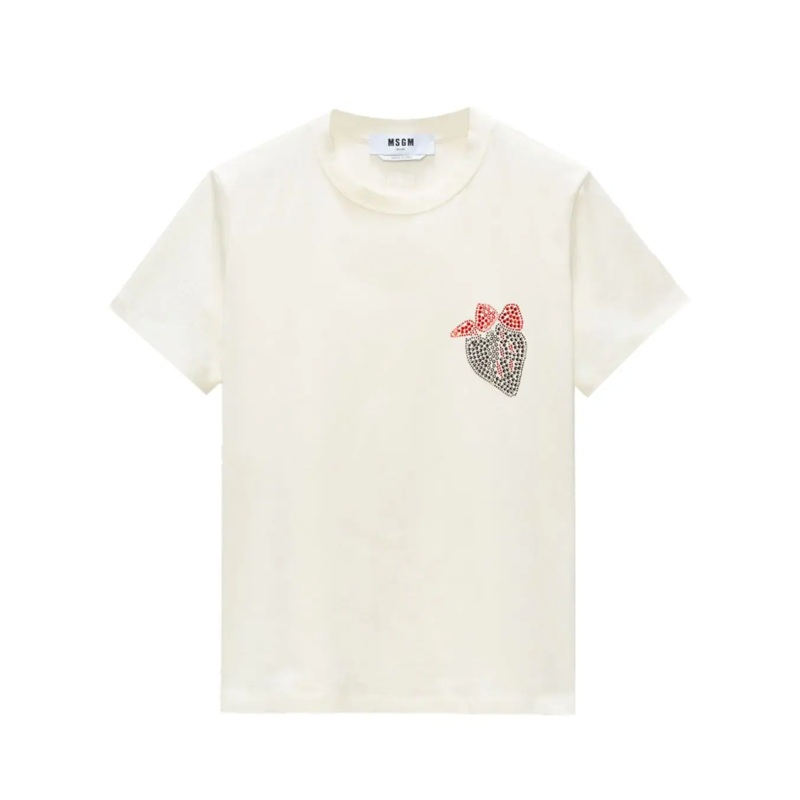 Embellished Strawberry T-Shirt