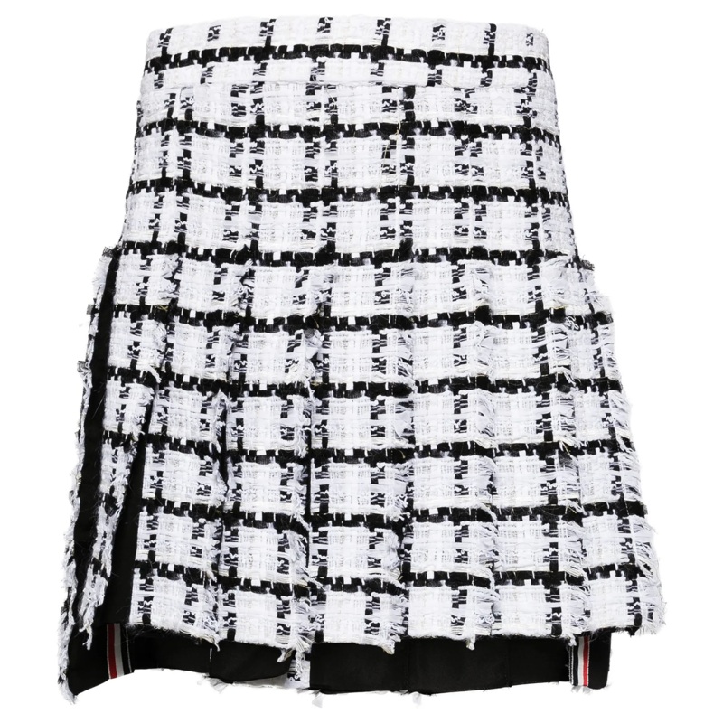 Mini Dropped Back Pleated Skirt Women