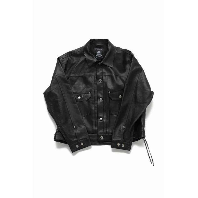 Swarovski Crystals Leather Jacket