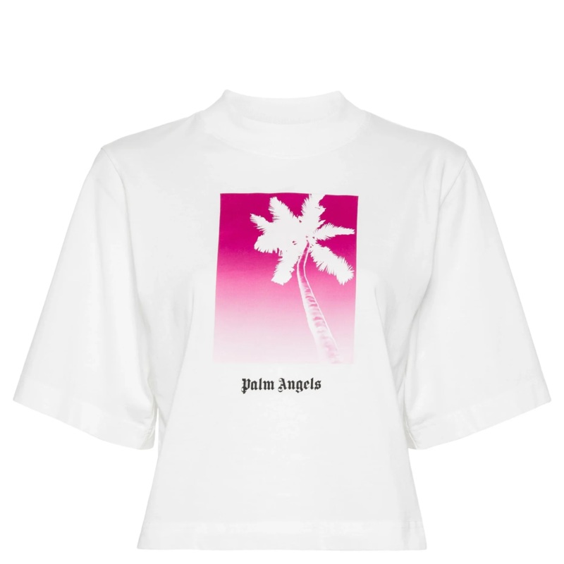 Solarized Palm Cropped Tee