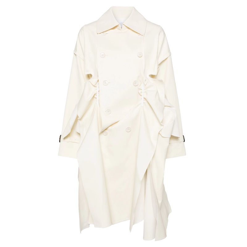 Wool Gabardine Overdyed Coat