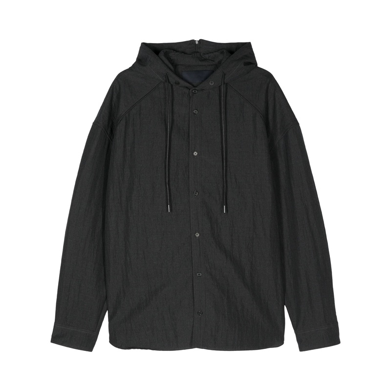 Wool-Nylon Blended Transformation Shirt