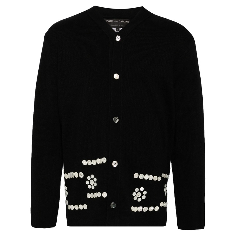 Acrylic Wool Interlock Knit Cardigan