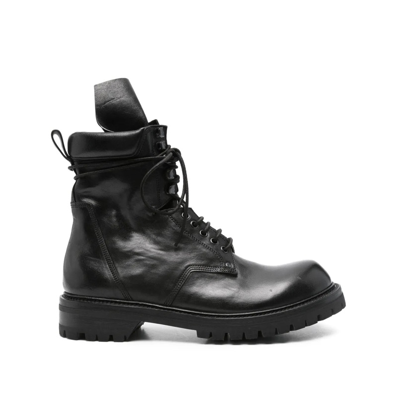 Army Low Boot Waxy Goat Leather