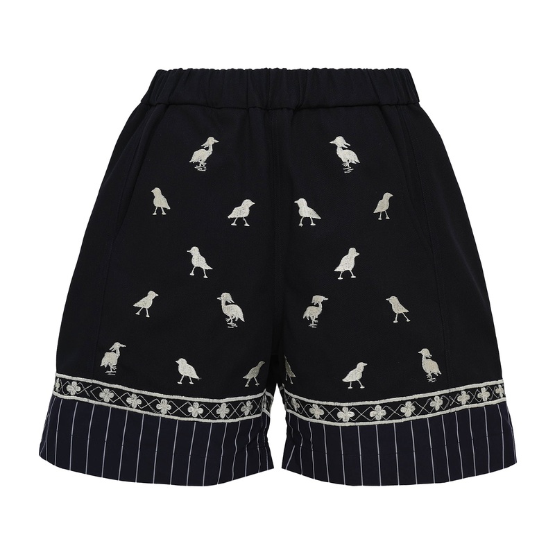 Cotton Twill Canvas Shorts
