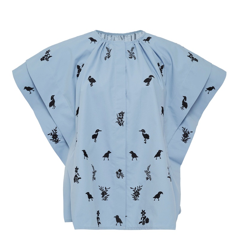 Embroidered Cotton Top