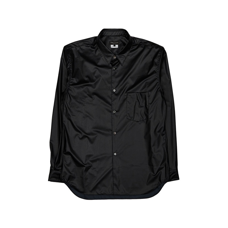 Fake Leather Thin Shirt