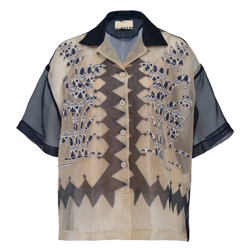 Lightweight Organza Silk Blouse