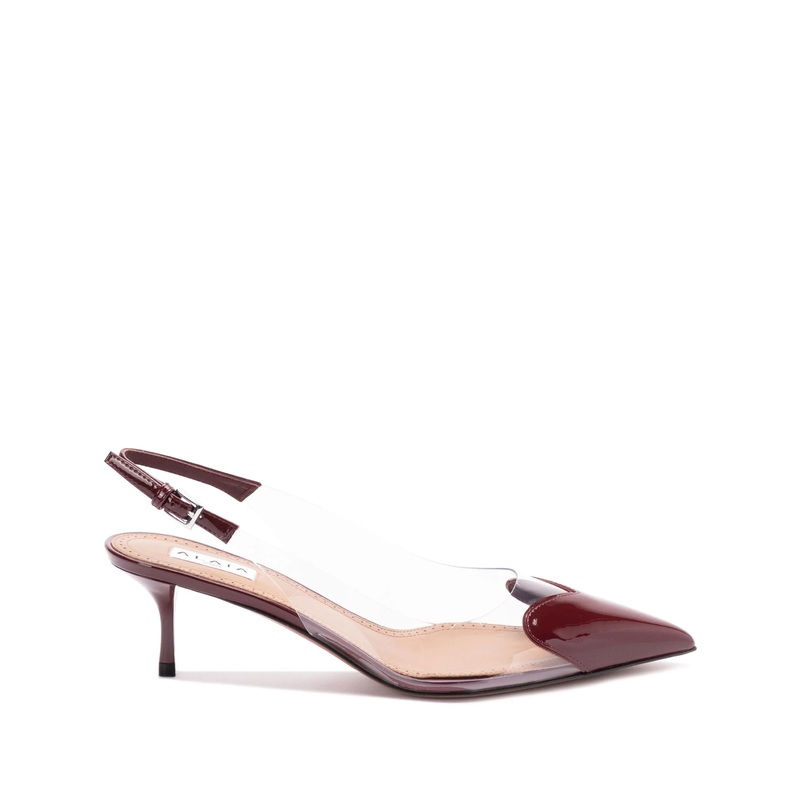 Slingbacks 55 Patent Calfskin