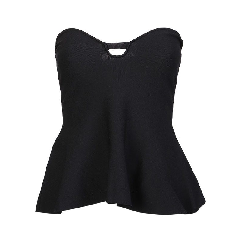 Compact Knit Bustier Top
