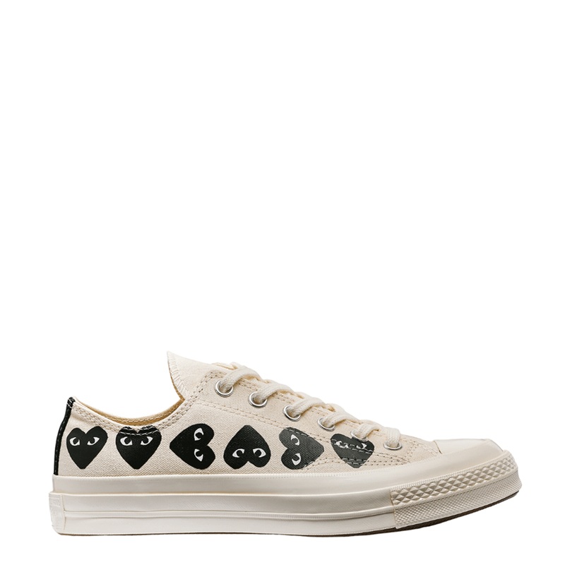 Converse Multi Black Heart Low Top