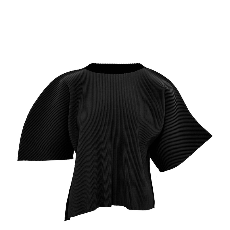 Curve Pleats Top