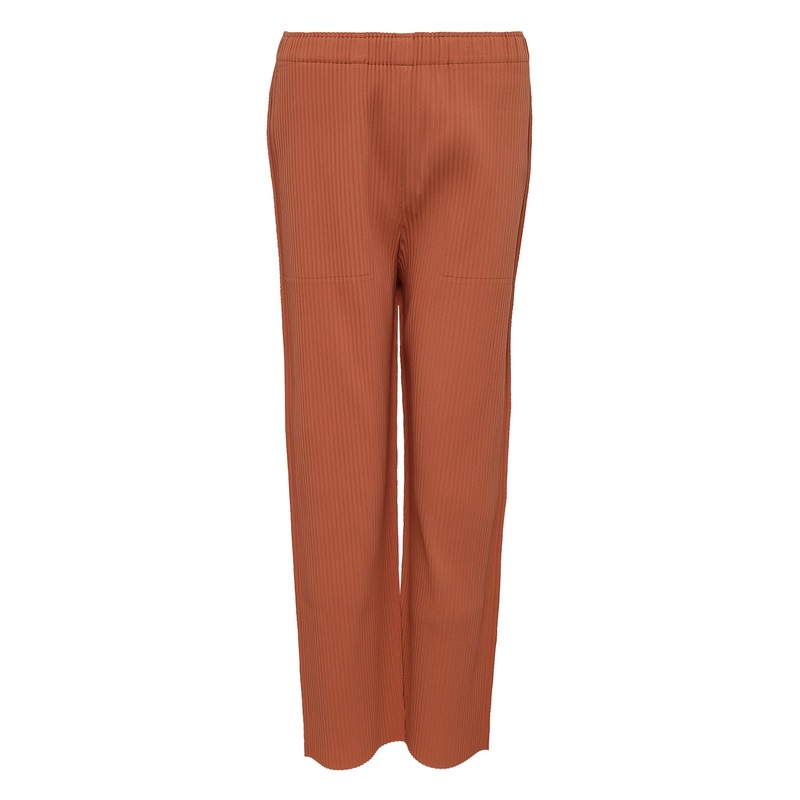 Fine Knit Pleats Bottom 1 Stripe Pants