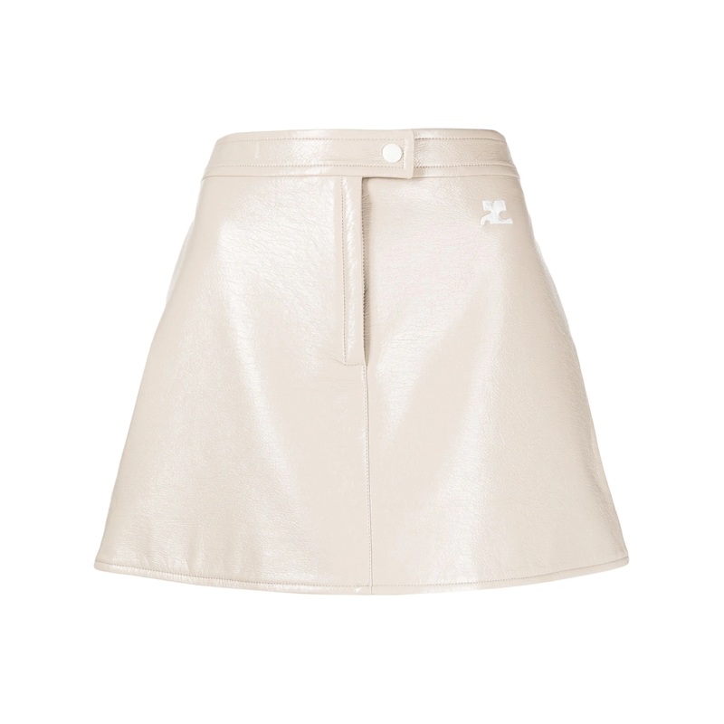 Reedition Vinyl Mini Skirt