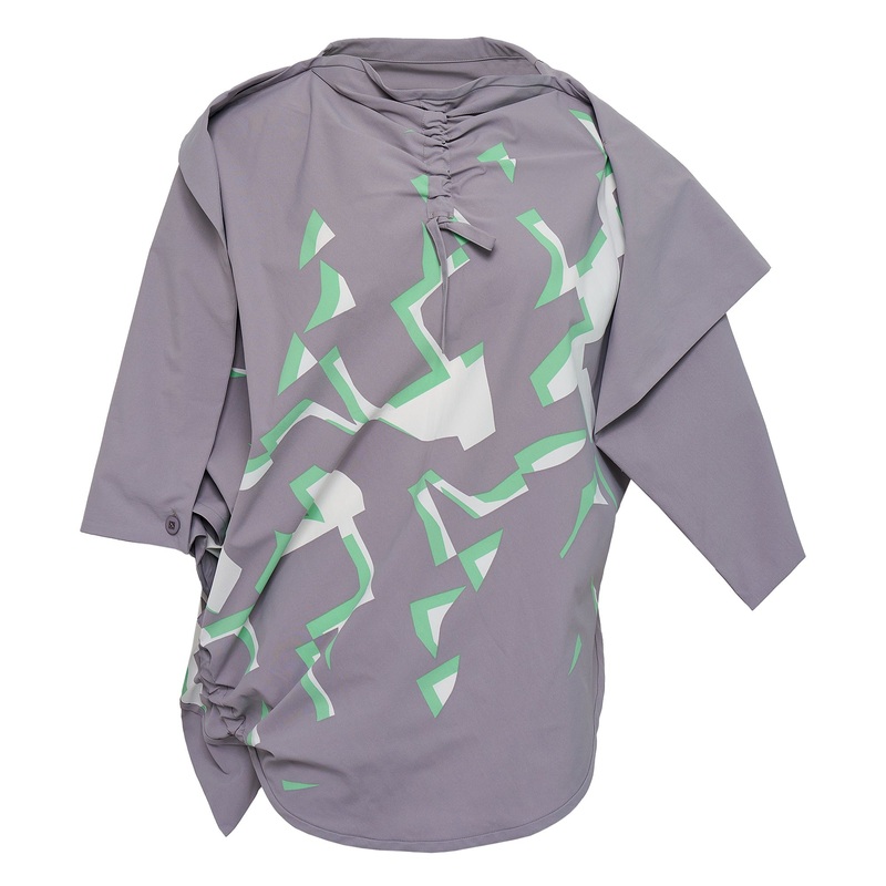 Shaded Gap Woven Top