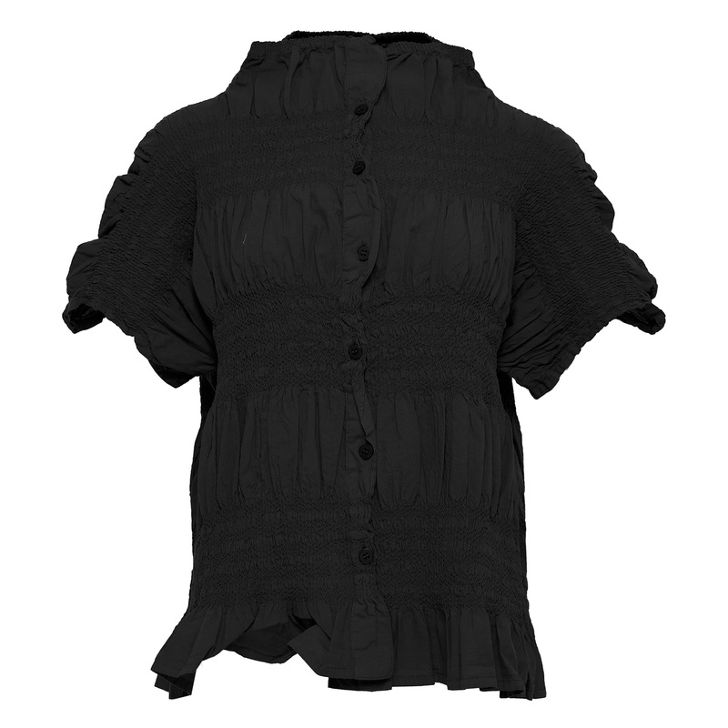 Shrink Stripe Polo Top