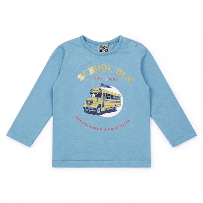 BONTON Schoolbus Bluse Blue