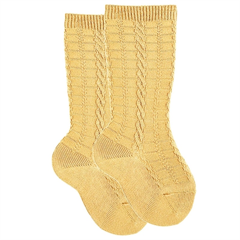 Cndor Kneehigh Socks Banana