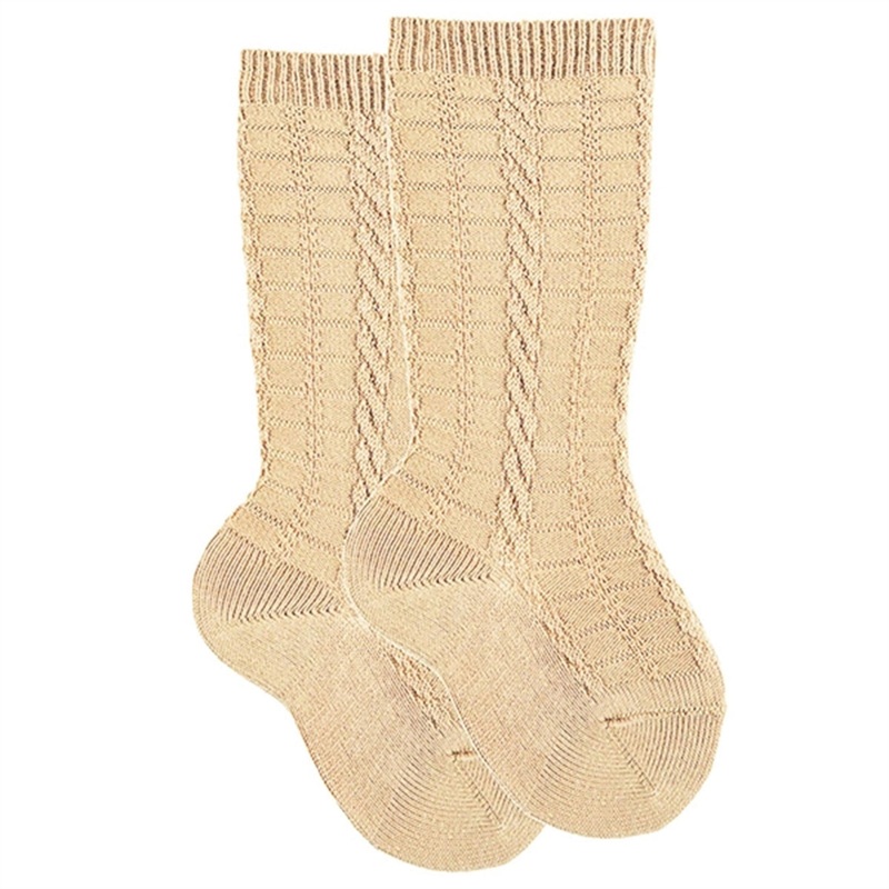Cndor Kneehigh Socks Linen