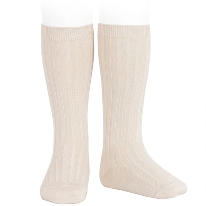 Cndor Kneehigh Socks Rib Lino