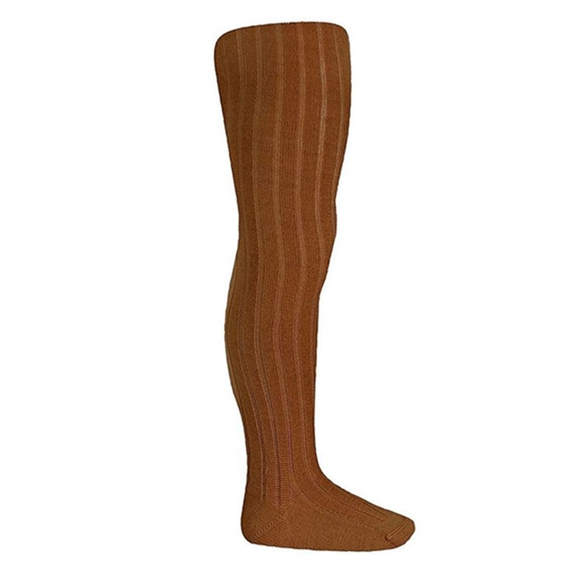 Cndor Tights Rib Chocolate