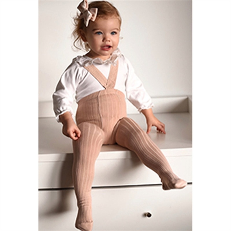 Cndor Tights Rib Rose