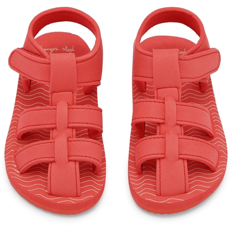 Konges Sljd Sable Sandals Fiery Red