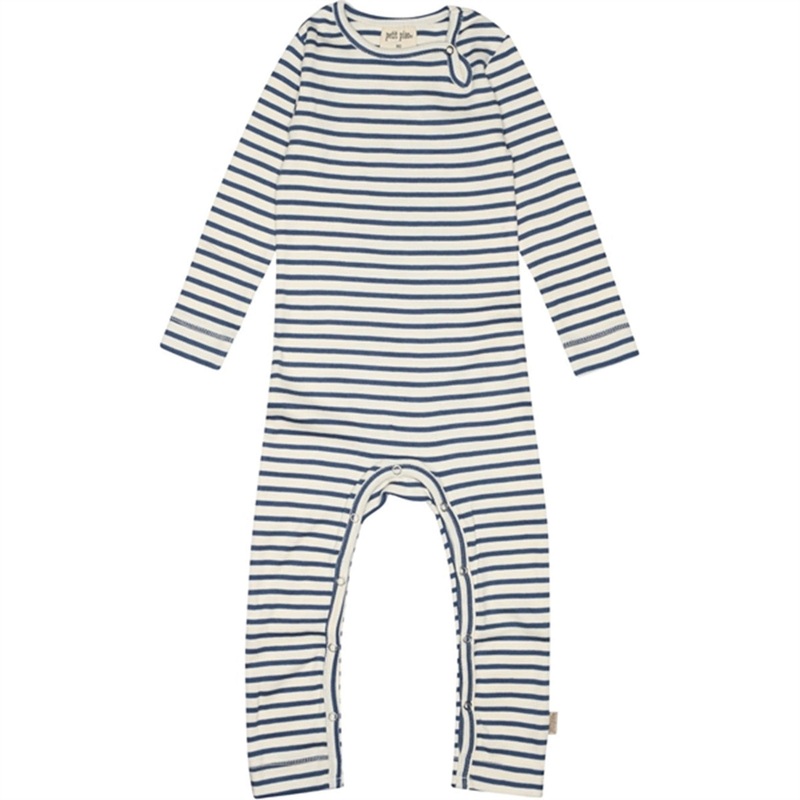 Petit Piao Moonlight Blue\/Offwhite Modal Jumpsuit