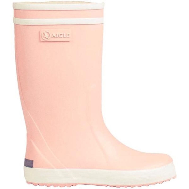 Aigle Lolly Pop Wellies Powder Rose