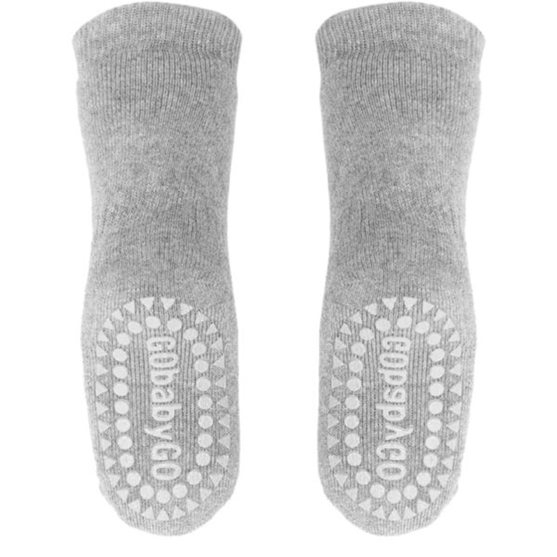 GObabyGO Non-slip Socks (grey melange)